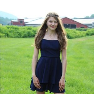 Worn Once Francesca Brand Navy Dress